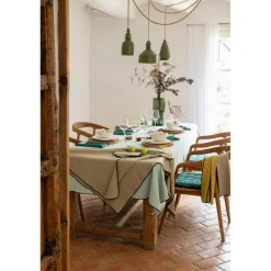 Nappe recyclée Grace Céladon