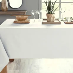 Nappe rond LONA 180 cm blanc