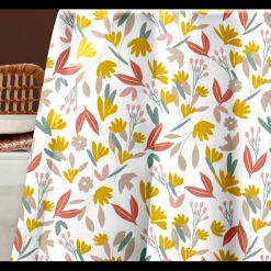 Nappe ronde 140 cm AVA TOILE CIREE Multicolore