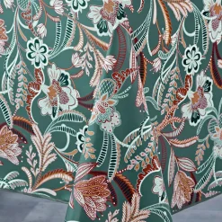 Nappe Toile cirée motif cachemire DATCHANAP 140 vert