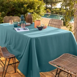 Nappe ultra douce PEACHSKIN-bleu paon