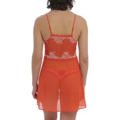 Nuisette - Orange Wacoal lingerie en nylon