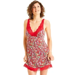 Nuisette multico rouge Aria
