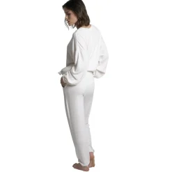 Ocea t-shirt manches longues blanc en viscose