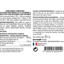 Oméga 3 à l’Huile de Poissons des Mers Froides