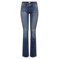 Onlblush Lw Flared Dnm Rea1303 Noos bleu denim en coton Ode