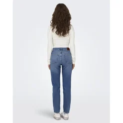 Onlemily Stretch Hw St Ak Dnm Cro571Noos bleu denim en coton Mila