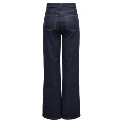 Onljuicy Hw Wide Rinse Dnm Mas763 Noos bleu denim en coton Sloan