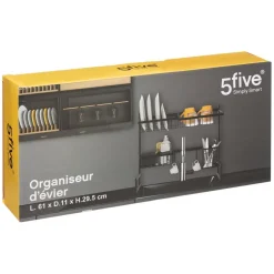 Organiseur Évier Noir