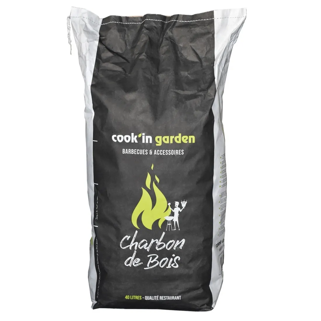 Pack barbecue charbon EASY avec Coffret 3 pièces aimantés et Moteur tournebroche électrique Broche barbecue Sac Charbon de bois et Housse Barbecue