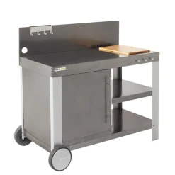 Pack Desserte de jardin NOVA Housse Barbecue et plancha Rectangulaire
