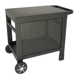 Pack Desserte de jardin REVA avec Housse Barbecue et Plancha Rectangulaire