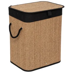 Panier à linge en bambou 60L