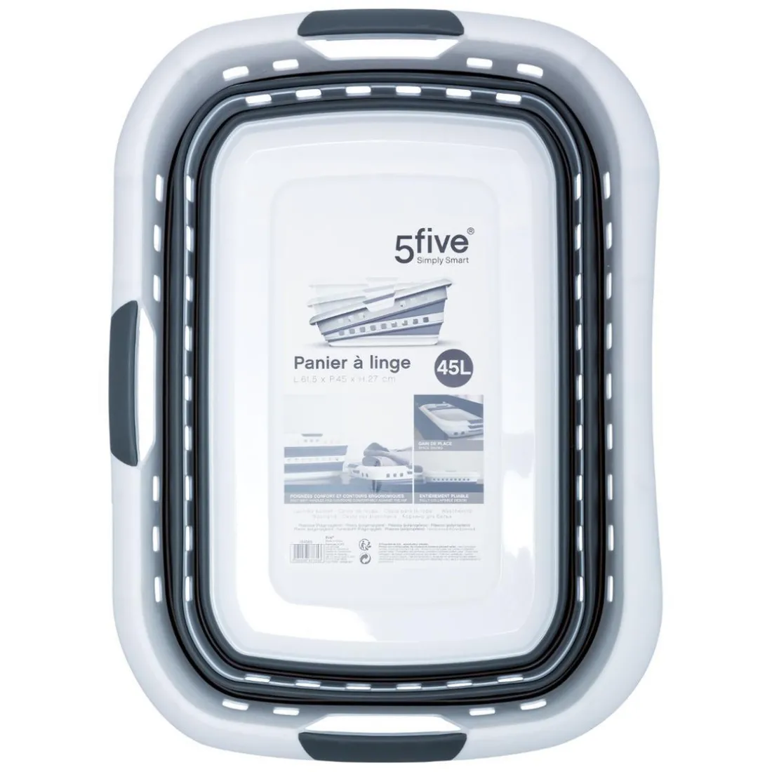 Panier à Linge Pliable Boîte 45 l
