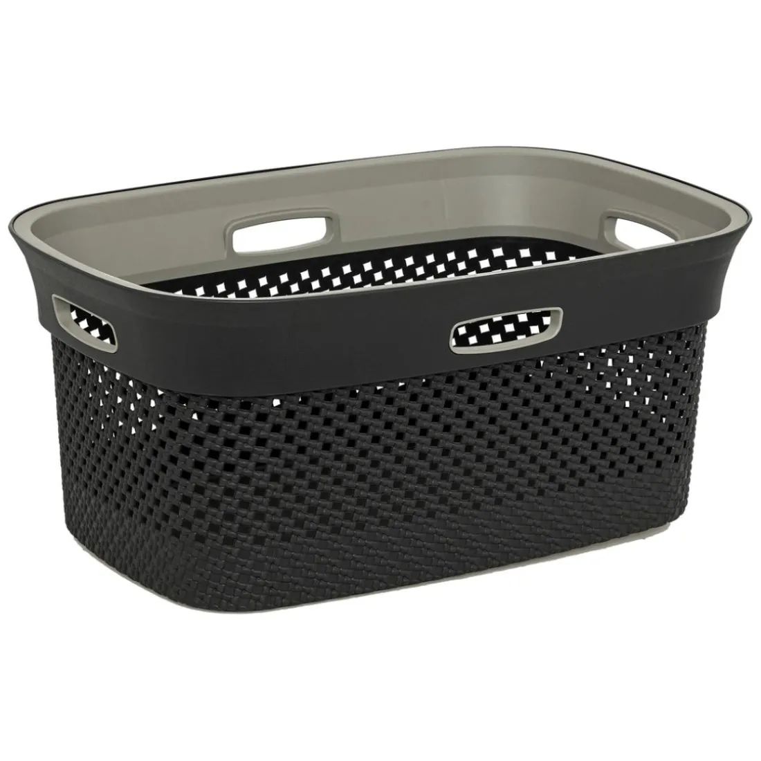 Panier a linge gris 45L