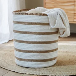 Panier de rangement Garon bicolore