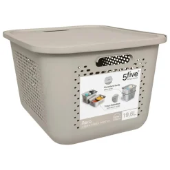 Panier Sand lin couleur gris