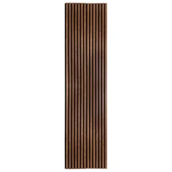 Panneau décoratif mural Colva bois foncé marron