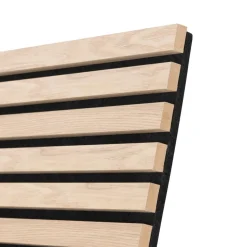 Panneau décoratif mural Colva bois clair beige