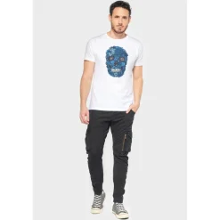 Pantalon cargo Alban noir en coton
