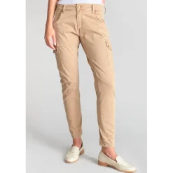 Pantalon cargo RIVERA camel en coton