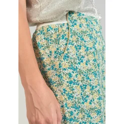 Pantalon carotte RANI bleu
