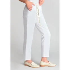 Pantalon chino ARLO blanc
