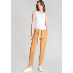 Pantalon chino ARLO camel Vox en coton