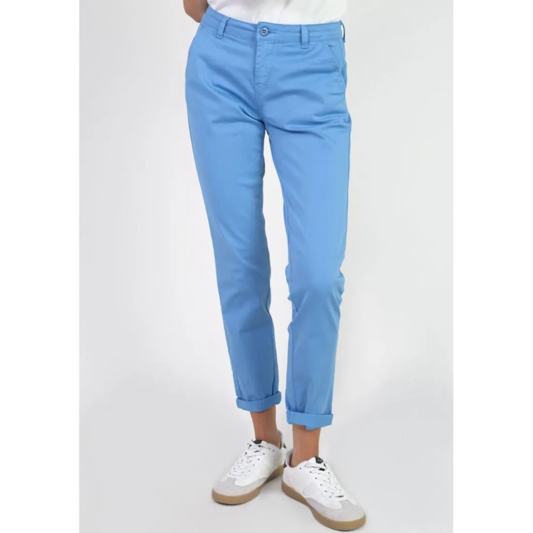 Pantalon chino DYLI 7 bleu Ora