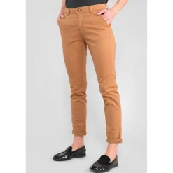 Pantalon chino DYLI 6 marron Trix en coton