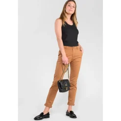 Pantalon chino DYLI 6 marron Trix en coton
