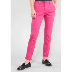 Pantalon chino DYLI 6 rose Jade en coton