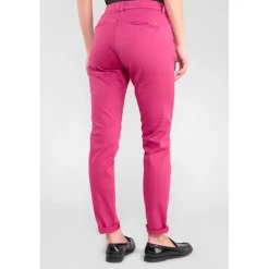 Pantalon chino DYLI 6 rose Jade en coton
