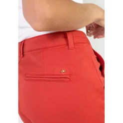 Pantalon chino DYLI 7 rouge Daisy