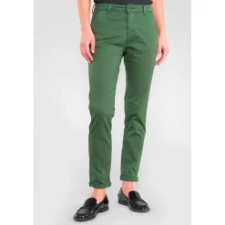 Pantalon chino DYLI 6 vert Willa en coton