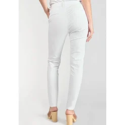 Pantalon chino Dyli3 blanc en coton