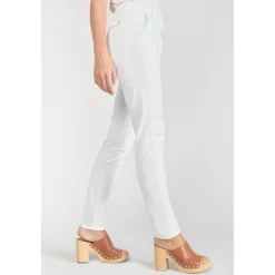 Pantalon chino Dyli3 blanc en coton
