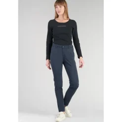 Pantalon chino Dyli4 bleu nuit en coton
