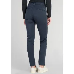 Pantalon chino Dyli4 bleu nuit en coton