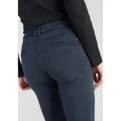Pantalon chino Dyli4 bleu nuit en coton