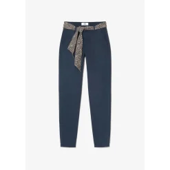 Pantalon chino Dyli4 bleu nuit en coton