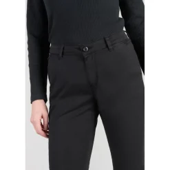 Pantalon chino Dyli4 noir en coton