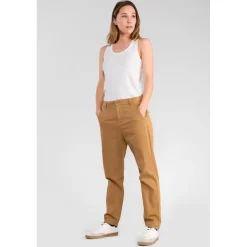 Pantalon chino ERLE beige Nell en coton