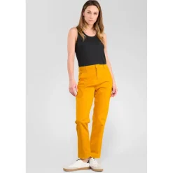 Pantalon chino ERLE jaune Ione