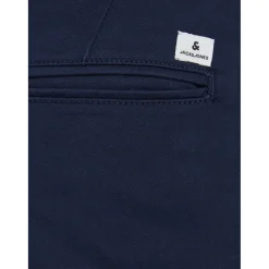 Pantalon chino Slim Fit Bleu Marine en coton Nick