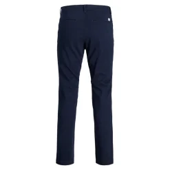 Pantalon chino Slim Fit Bleu Marine en coton Nick