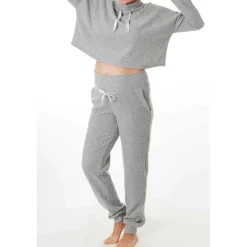 Pantalon de grossesse gris Cache Coeur Lingerie en viscose
