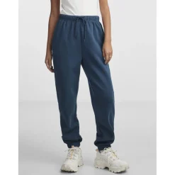 Pantalon de survêtement bleu en coton Maia
