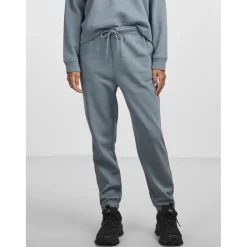 Pantalon de survêtement gris en coton Ines