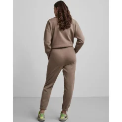 Pantalon de survêtement marron en coton